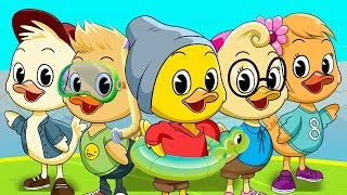 CINCO PATITOS  Canciones infantiles [upl. by Eeluj]