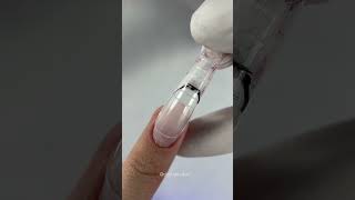 Jak zrobić french konstrukcyjny na dual formach MILKY GEL NAILS DUAL FORMS shorts dualforms [upl. by Ennovyhc859]