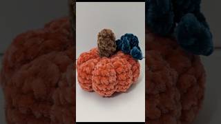 Chenille Crochet Pumpkin  Fall  Halloween 🧶 🎃 [upl. by Ahsiryt727]