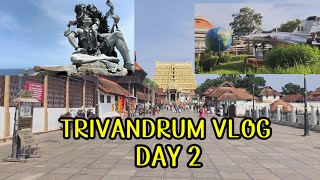 Trivandrum vlog day 2 vlog trivandrum temple [upl. by Koy]