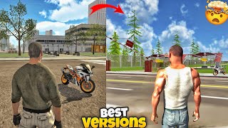 Top 5 Best Versions Of Indian bike driving 3D  Indian bike Old Version  New Version Gameplay 1 [upl. by Moor]