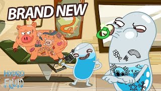 Water Tattoo  Hydro amp Fluid  Cartoons for Kids  WildBrain  Kids TV Shows [upl. by Anayaran]