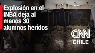 Explosión en el INBA deja múltiples estudiantes heridos Hay cuatro en riesgo vital [upl. by Noyar521]