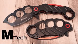 Mtech brass knuckle knife  full review [upl. by Hayikaz]