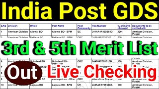 GDS Remaining 48 Division 3rd Merit List 2024  india Post GDS Remaining 48 Division 3rd Merit List [upl. by Millda20]