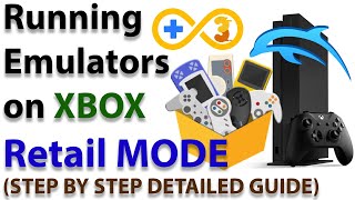 GUIDE Running Emulators on XBOX Retail Mode using GS Exploit [upl. by Eiramannod]