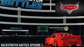 BACKSTRETCH BATTLES EPISODE 1 LIGHTNING MCQUEEN COMES TO BACKSTRECH BATTLES [upl. by Marilee]