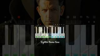 Fighter theme piano easy tutorial shorts viral fighter [upl. by Frayda]