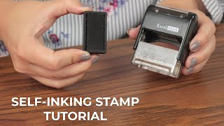 How to ReInk SelfInking Stamps [upl. by Mayap]