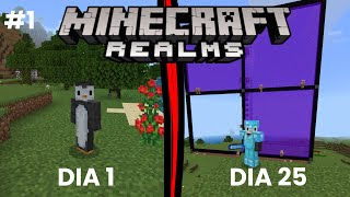 SURVIVAL TECNICO EN REALMS 1 I MINECRAFT BEDROCK [upl. by Ariem139]