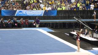 2015 NCAA Prelims Lora Leigh Frost Fx [upl. by Ecnal]