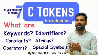 L08 C Tokens  C Programming Basics  Keywords Identifiers Operators amp More  C for beginners [upl. by Pitts]