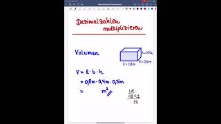 Dezimalzahlen multiplizieren mathe abi Shorts Viral mathetrick MatheArbeit MatheTipps leicht [upl. by Eixel]