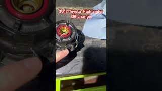 Toyota Highlander oil change without special tool toyota highlander oil tool diy howto [upl. by Kcirdet]