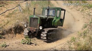 DDR 1955 Kettenschlepper KS 07  Tracklaying Tractor KS 07 [upl. by Atnahc473]