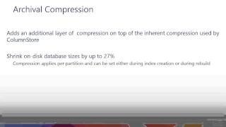 Brian Mitchell MCS  SQL 2014 Clustered Updatable Columnstore Indexes [upl. by Laon451]