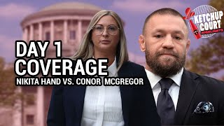 Conor McGregor Day 1 Trial Coverage  TUJ Highlights [upl. by Uwkuhceki]