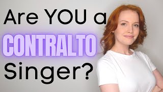 Are YOU an CONTRALTO Singer The LOWEST Female Voice Classification Explained In Simple Terms [upl. by Maighdiln786]