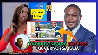 YVONNE OKWARA INTERVIEWS NAIROBI GOVERNOR SAKAJA REACTION [upl. by Burl199]