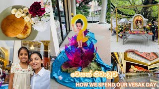 වෙසක් නිවාඩුව  HOW WE SPEND OUR VESAK DAYDAY VLOGCOOKING AND CLEANING MOMS LIFE SINGAPORE LIFE [upl. by Hartzke]