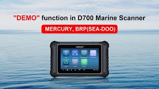 OBDSTAR D700 MERCURY Marine Scanner Function Demo OBDII365 [upl. by Ginelle784]