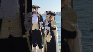 Venice Carnival Costumes 2024 entertainment shortsvideo subscribe share [upl. by Bui227]