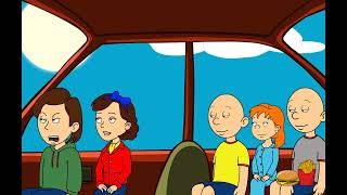 Classic Caillou misbehaves on the way to the moviesgrounded [upl. by Kjersti]