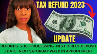 LATEST IRS UPDATE on your DELAYED TAX REFUNDS 2023 [upl. by Lap]