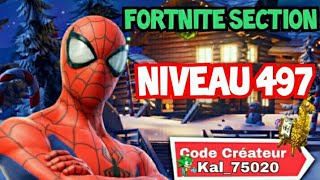 TOP 1 fin de live Section Fortnite Pallier 497 CODE CRÉA KAL75020 [upl. by Hallsy]