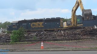 HD The Demolition Of The Ashtabula Train Station [upl. by Aisac]