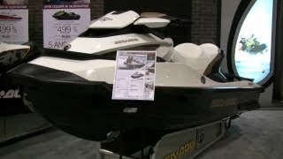 2012 SeaDoo GTX 260 Limited JetSki at 2012 Montreal Boat Show Salon du Bateau de Montreal [upl. by Oilut]