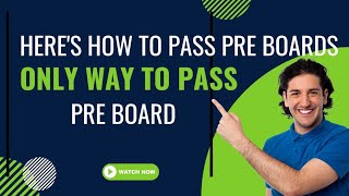 How to pass in Pre Boards [upl. by Ayikaz]