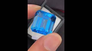 465 carats stunning faceted electric swiss topaz available Dimension 20185mmgemstonejewelry [upl. by Iahs623]