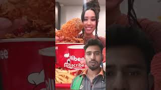 BEST FRIED CHICKEN EVER tastetest Mukbang jolibee filipino filipinofood Peacemaking shorts [upl. by Ahcsat]