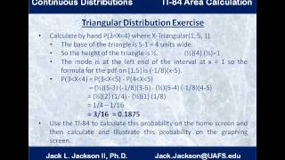 Statistics 351 Continuous Distributions Using the TI 84 [upl. by Asina]