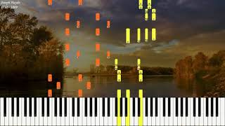 Joseph Haydn  Sonata 8 in A Major Hob XVI 5  Piano Synthesia  Library of Music [upl. by Lola]