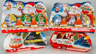 Распаковка старых киндер сюрпризов Новогодние киндеры Old Kinder Surprise Unboxing Christmas [upl. by Elleniad164]