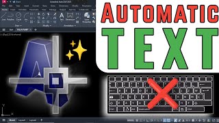 quotAuto Text AutoCAD LISP  Best CAD Tutorialsquot [upl. by Uot640]