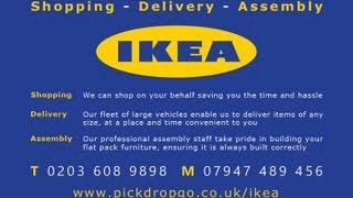 IKEA KIVIK Sofa Instructions PICKDROPGO [upl. by Cida846]