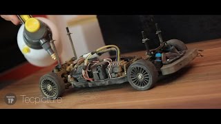 CHEAP AND EASY  CLEANING RC CAR WITHOUT COMPRESSOR [upl. by Eldwun]