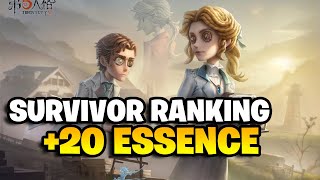 SEASON 29 SURVIVOR RANKING mini marathon  Identity V [upl. by Eerazed]