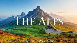 The Alps 4K Nature Relaxation Film  Meditation Relaxing Music  Amazing Nature [upl. by Folly]