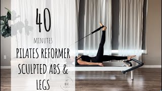 Pilates Reformer  Intermediate  Sculpted Abs  Legs [upl. by Kaufman]