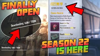 Pubg Mobile lite New Update 790 MB Open Now 😍 Pubg Lite Season 22 Is Here Finally Crash Fix [upl. by Amaso]