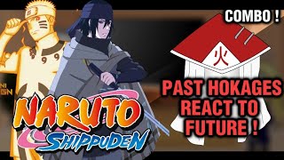 PAST HOKAGES REACT TO FUTURE NARUTO AND SSASUKE  COMBO SPECIAL EDITION naruto gacha reaction [upl. by Acebber652]