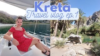 Lecimy na Kretę Las palmowy Preveli 🏝 Jezioro Kournas 🏞 Travel vlog ep 1 [upl. by Iman148]