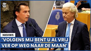 Wilders hekelt complotideeën Baudet over 911 ’Geen woorden voor zoveel onzin’ [upl. by Nnylirej127]