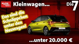 Kompakt amp günstig Kleinwagen unter 20000 €  auto motor und sport [upl. by Eenaffit]