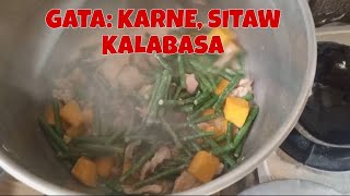 GATA KARNE SITAW KALABASA kalan de used oil [upl. by Audette]