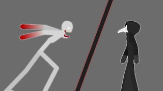 SCP096 VS SCP049 First Encounter  Stick Nodes Animation [upl. by Assilaj13]